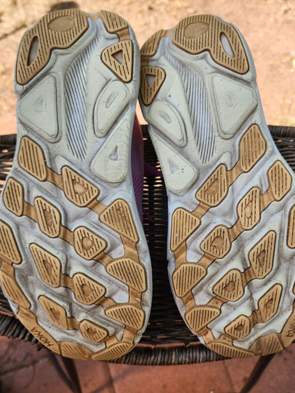 Hoka Clifton 9 Women's Running Shoes Size 9.5B Pink Blue - Picture 9 of 16